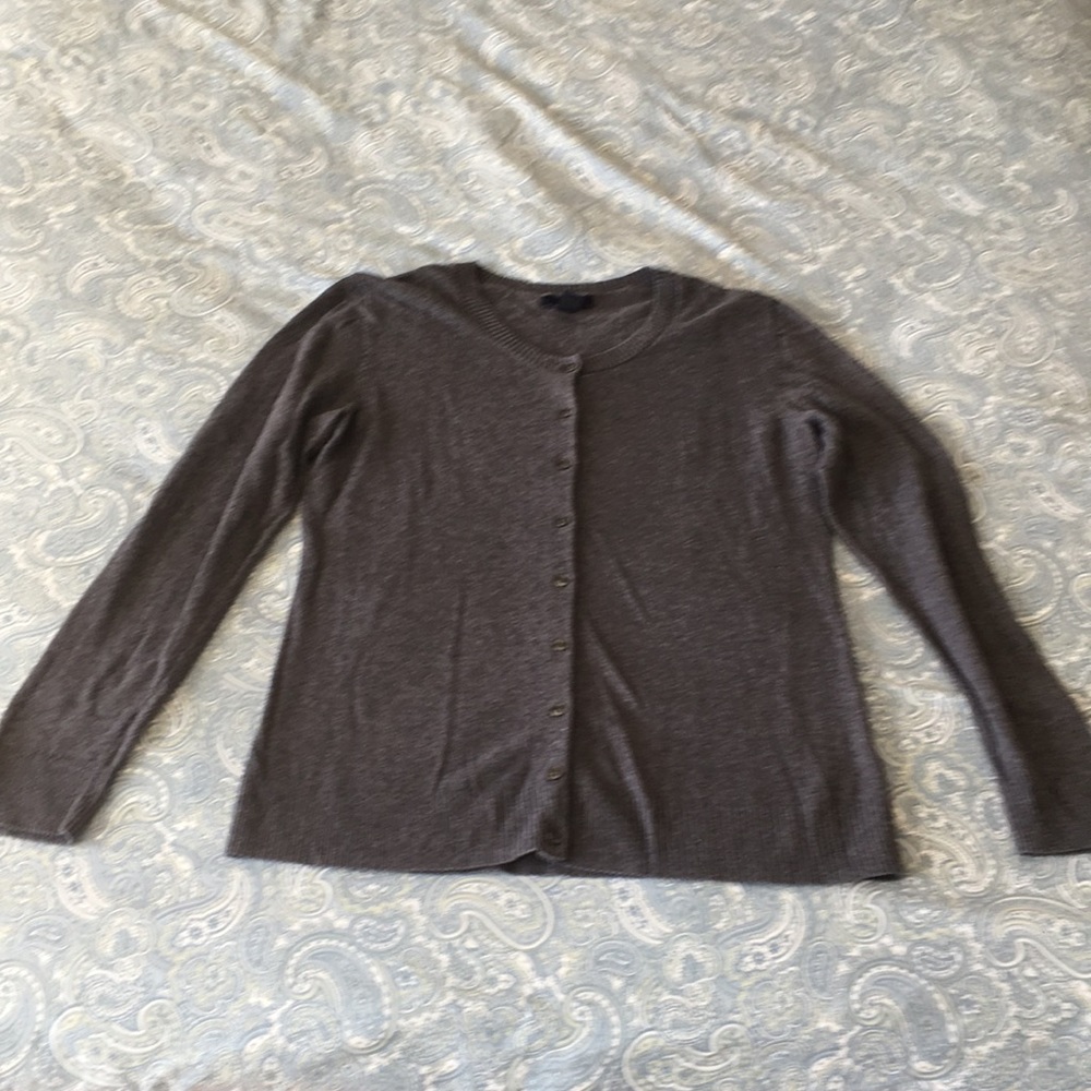 Gray L cardigan sweater